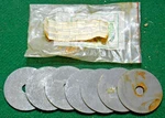 Oem Front Strut Thrust Washer .572" X 2.50" For Triumph TR7 TR8 Nos. Fixed Price $8.23.