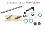 Steering Shaft Tube & Worm 40-1/2" With Kit Fits Willys Jeep Mb/gpw 41-48 CJ-2A. Fixed Price $212.99.