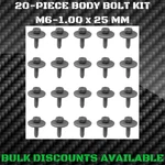 1980+ Ford F150 F250 F100 F200 Full Size Pick Up Truck Metric Body Bolts Oem M6. Fixed Price $18.36.