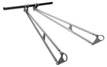 1932 Ford Ladder Bar Kit With Front Crossmember & Axle Plates Super Bell Chrome. Fixed Price $799.99.