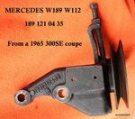 Mercedes 300SE W112 W189 Air Pump /power Steering Pulley Idler 121 04 35. Fixed Price $188.88.