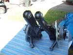 Corvette 76- 79 Trailing Arm Assem- New With Gold Backing Plates. Fixed Price $1699.00.
