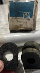 Corvette Front Stabilizer 3/4 Sway Bar Bushings (2) 1963-7 Nos Gm# 3817573. Fixed Price $35.00.