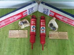 Nos Gm Delco 1971 Chevrolet Vega Rear Shocks Set Of 2 Big Pair. Fixed Price $99.95.