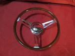 15" Billet Woody Custom Steering Wheel & Horn Button Street Hot Rod. Fixed Price $125.00.