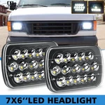 Ford E-150 E-250 E-350 Econoline Pair 5X7 7X6" Led High Low Beam Headlights. Fixed Price $26.99.