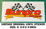 Sunpro By Actron Test Equipment-vintage Original Vinyl Decal Sticker-automotive. Fixed Price $10.21.