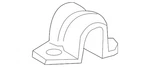 Genuine Gm Front Stabilizer Shaft Clamp 10445399. Fixed Price $15.96.