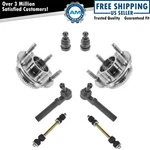 Wheel Hub Assembly Ball Joint Sway Bar Link & Tie Rod Front Kit Ford Mustang. Fixed Price $97.57.