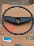 Nos Gm 1973 74 75 76 77 Black Chevy Chevrolet Truck Suburban Steering Wheel. Fixed Price $1100.00.