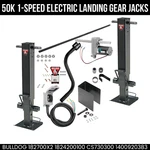 Bulldog 50K Electric Landing Gear Set Dual Trailer Jacks Manual Override Crank. Fixed Price $2047.99.