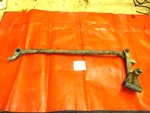 Triumph TR3, TR2, Front Suspension Steering Drag Link & Idler Arm Assembly, Orig. Fixed Price $89.99.