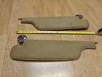 1968 1969 1970 Chevelle Gto 442 Gs Sun Visors Beige Tan Oem Gm. Fixed Price $109.99.