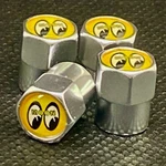 4 Yellow Rat Fink Valve Stem Caps Hot Rod Vtg Style Custom Ed Roth Mooneyes. Fixed Price $19.99.