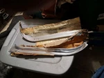 Nos 1973-1977 Chevrolet/gmc Truck Pair Scuff Plate Front Rear/rear. Fixed Price $85.00.