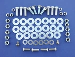 Chevy Front Bumper & Bracket Original Style Bolt Mounting Set 1955 1956. Fixed Price $56.95.