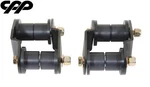 68-74 Chevy Nova Cpp 3/4" Offset Rear Leaf Spring Shackles Kit For Wide Tires. Fixed Price $151.05.
