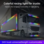 Truck Colorful Streamer Marquee Led Light Strips With Remote Control 2.4M H10. Fixed Price $24.85.