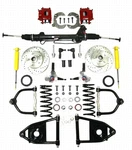 Mustang Ii Power Front End 2" Drop Red Calipers Slotted Rotors No Crossmember. Fixed Price $1273.65.
