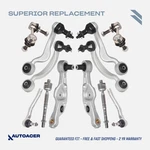 Autoacer -12P Front Control Arms Links Tie Rods For Lexus LS600H LS460 Rwd 07-17. Fixed Price $419.00.