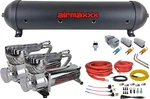 Airmaxxx Gallon Aluminum Tank Dual 580 Chrome Compressor & Wiring Kit. Fixed Price $695.30.