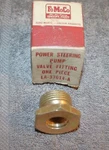1955 1956 1957 Ford Thunderbird Nos P/s Power Steering Pump Valve Fitting. Fixed Price $59.00.