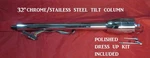 32" Street Hot Rod Pickup Truck Chrome Tilt Steering Column Chev Gm Floor Shift. Fixed Price $159.00.