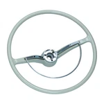 Volkswagen Beetle Karmann Ghia Type 3 Steering Wheel With Horn Silver Beige. Fixed Price $320.00.