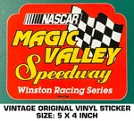 Magic Valley Speedway Winston Racing - Vintage Original Vinyl Decal Sticker. Fixed Price $9.40.