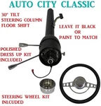 30" Street/hot Rod Stainless Tilt Steering Column Floor Shift Paint Imp Wheel. Fixed Price $299.00.