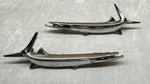 67' 68' Plymouth Barracuda Fish Fender Emblems 1967 1968. Fixed Price $75.00.