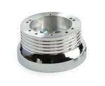 5 & 6 Hole Steering Wheel Polished Hub Adapter Flaming River, Ididit, Gm, Chevy. Fixed Price $46.00.
