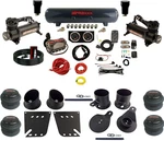 Airmaxxx 3/8" Ride Kit With Manifold & 480 Black Fits 1958-64 Chevy Impala. Fixed Price $1879.99.