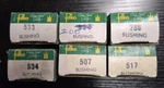 Filko Bushings 200, 517, 507, 286, 534 (2), 533 All New Old Stock Nos. Fixed Price $23.99.