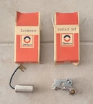 New Delco Remy # 203 / 1928111 Ignition Condenser For Gm, Plus Contact Set. Fixed Price $23.20.