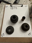 Genuine Gm Nos Strut Bar Bushing Pkg. (1 Only) 62-67 Chevy Ii Nova. Fixed Price $68.31.