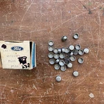 Nos Ford Metal Plugs #353096-3 Box Of 31. Fixed Price $5.95.