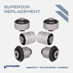 Autoacer -6P Front Lower Control Arm Bushing Kit For Acura Tsx & Honda Accord. Fixed Price $54.00.