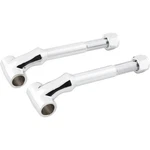 Speedway Front Solid Axle Leaf Spring Perch, Chrome Forged Steel. Fixed Price $85.99.