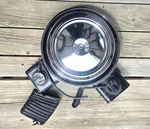 Dual Snorkel Air Cleaner Chrome Lid Assembley C3 1976 1981 Corvette. Fixed Price $250.00.