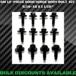 1964-1973 Pontiac Gto Judge Upper & Lower Door Hinge Body Bolts Set Gm Nos Oem. Fixed Price $14.36.