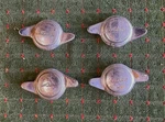Jaguar E-type Early Correct Wheel Spinners Set (see Description). Fixed Price $149.00.