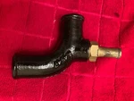 Mga Mgb/gt Lower Pipe Radiator Hose With Heater Fitting 62-71. Fixed Price $49.99.