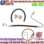 Power Steering Hose Kit For Dodge 1969-1972 Saginaw A,b,c,e-body 318-340-383-440. Fixed Price $32.99.