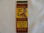 Santa Fe New Mexico Automotive Studebaker Seiberling Tires Low # 2433 Matchbook. Fixed Price $5.59.