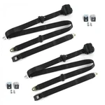 Ford Mustang 1979 1993V Standard 3PT Bk Seat Kit W/BRACKETS-2 Belts. Fixed Price $259.50.