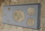 1961 Triumph TR3A Steering Dash Column Bracket Mount Plate Sandblasted Orig. Fixed Price $45.00.