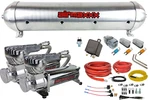 Gallon Spun Raw Aluminum Air Tank 580 Chrome Compressors & Dual Wiring Kit. Fixed Price $695.57.
