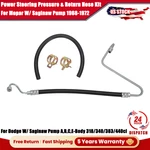 For Dodge W/ Saginaw Pump A,b,c,e-body Mopar Power Steering Hose Kit Clamp Us. Fixed Price $32.99.
