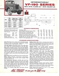 Truck Data Sheet Ih International VF-190 Series Brochure (T4186). Fixed Price $10.93.